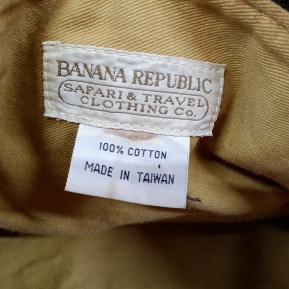 Vintage 80s Banana Republic Safari Canvas & Suede Duffel / Travel Bag - Picture 13 of 13